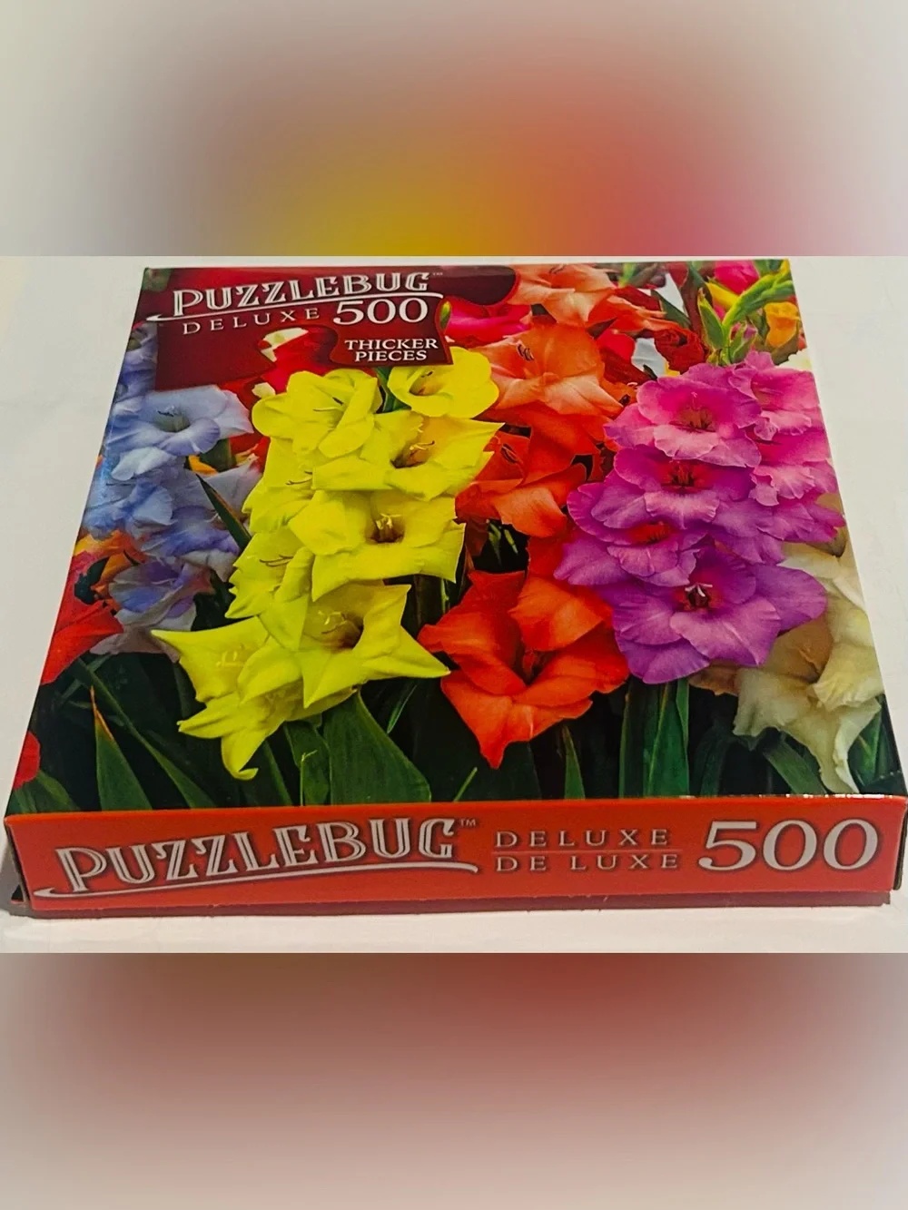 New “Gladiolus Festival” 500 Pieces 20” x 12” Puzzlebug